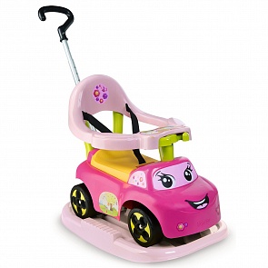 Каталка-качалка трансформер, розовая, со звуком (Smoby, 720608)